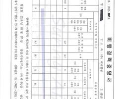 써니항공 비행경력증명서 2016