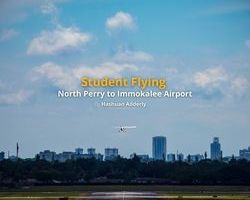Student Flying North Perry to 