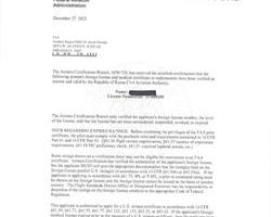 국내 PPL자격증 미국 FAA VERIFICATION 