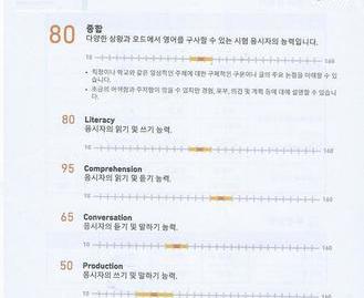 미국 듀오링고 점수 샘플