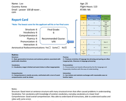 ICAO LEVEL TEST 6