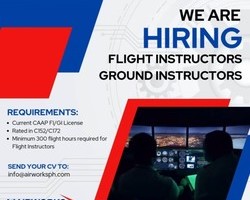 we are hiring Flight instructo