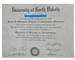 UNIVERSITY OF NORTH DAKOTA DIP